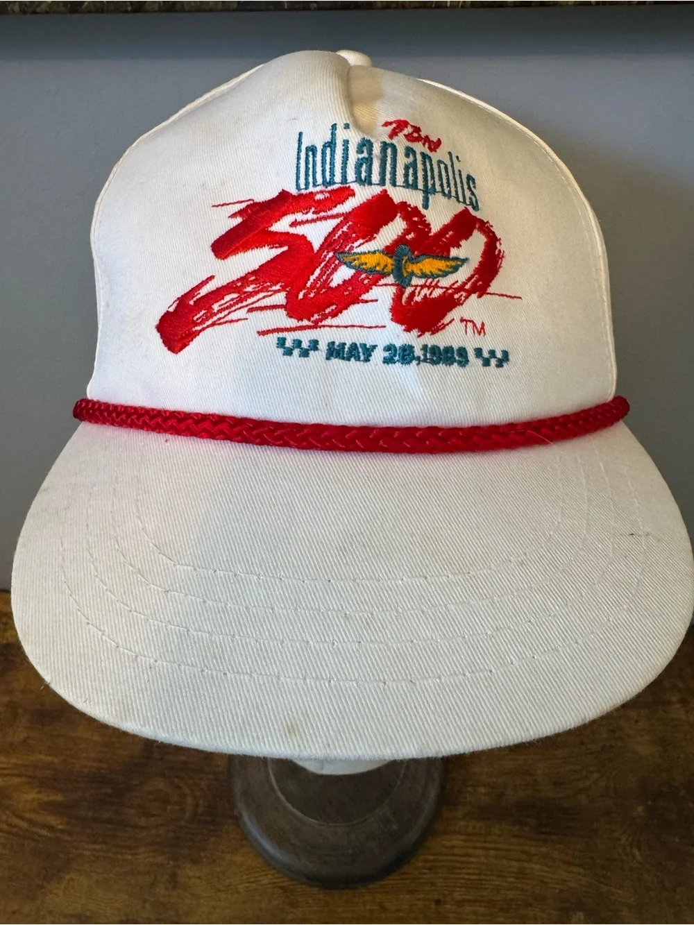 Vintage Top Eliminator‎ 1993 Indianapolis 500 Rope Hat Snapback Indy 500 Cap